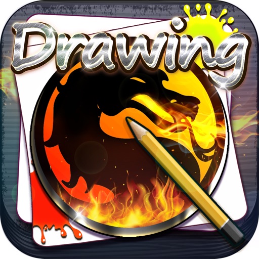 Drawing Desk Mortal Kombat : Draw and Paint Games For Coloring Book Edition
