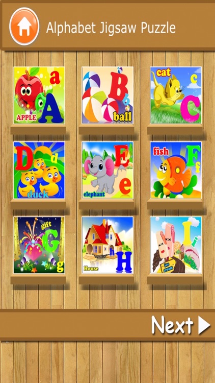 Alphabet Jigsaw Puzzle - Free Puzzle Kids Games