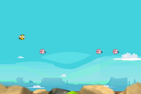 Happy Bee - Jump over the Cute Dragon screenshot 4
