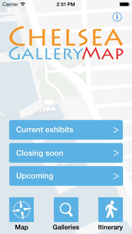Chelsea Gallery Map