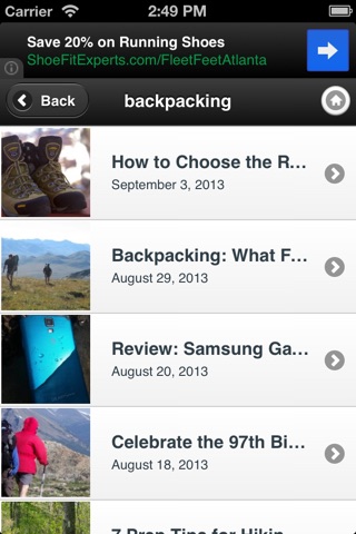 Tripleblaze Camp and Hike Lite screenshot 4