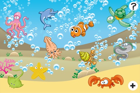 Ocean counting game for children: Learn to count the numbers 1-10 with the fish of the sea screenshot 2
