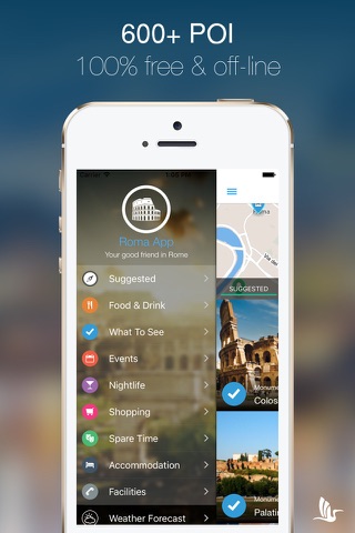 Roma App - Guida di Roma by Wami screenshot 2