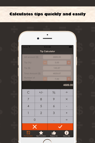 TipCalc - Ultimate Tip Calculator screenshot 2