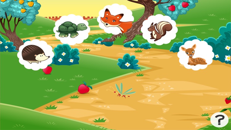 Animal game for children age 2-5: Get to know the animals of the forest