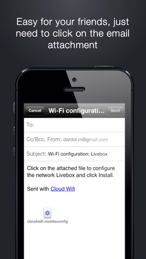 Cloud Wifi : save, sync with iCloud and share wifi keys by e(圖4)-速報App