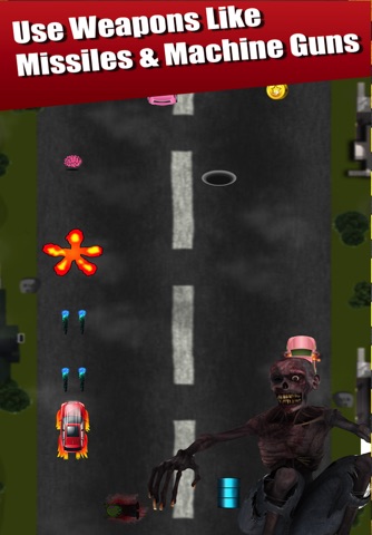 Zombie Drive by Shooting : Really Fast muscle supercar racing game for boys screenshot 3