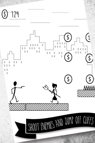 Stick-Man Shooter - Clear Evil Assassins as a Runner by Best Fun Games For Free screenshot 2