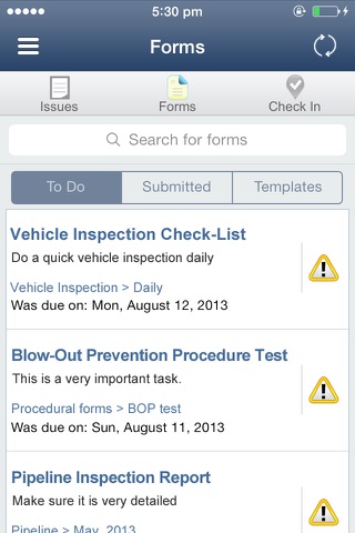 Oilfield Inspection App screenshot 3