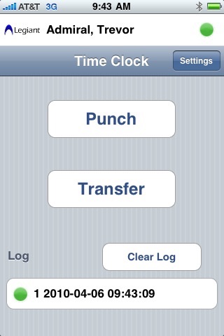 Legiant Mobile Timecard screenshot-4