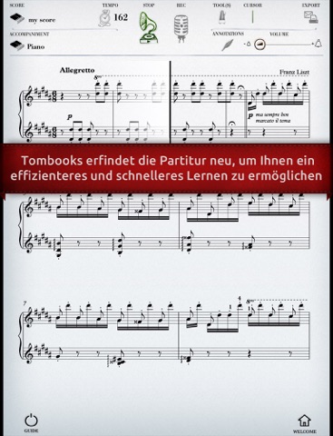 Play Liszt – La Campanella (partition interactive pour piano) screenshot 2
