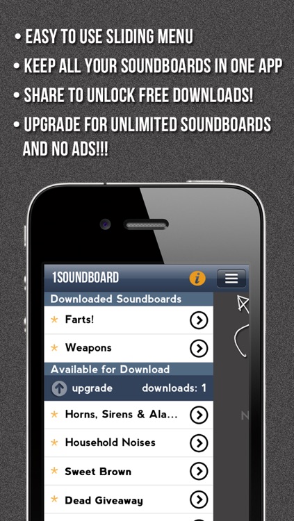 1Soundboard for iPhone and iPod