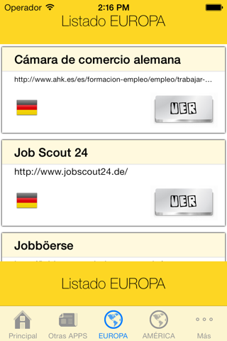 Búsqueda de empleo: Listado de enlaces a portales para encontrar trabajo screenshot 3