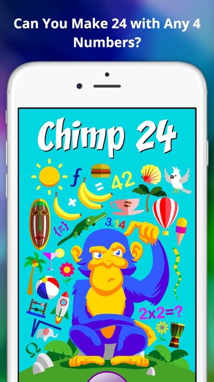 Chimp 24 - Free Brain entertaining arithmetic puzzles screenshot-0