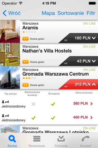 Hotele.pl screenshot 2