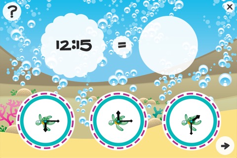 それは何時ですか？ 子供たちが学ぶためのゲーム 海の動物との時計をお読みください。のおすすめ画像5
