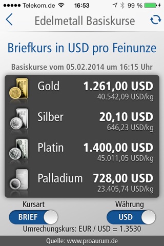 pro aurum GoldFinder App screenshot 3