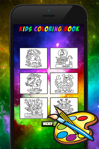 Rockets Coloring Book for Kid Games screenshot 3