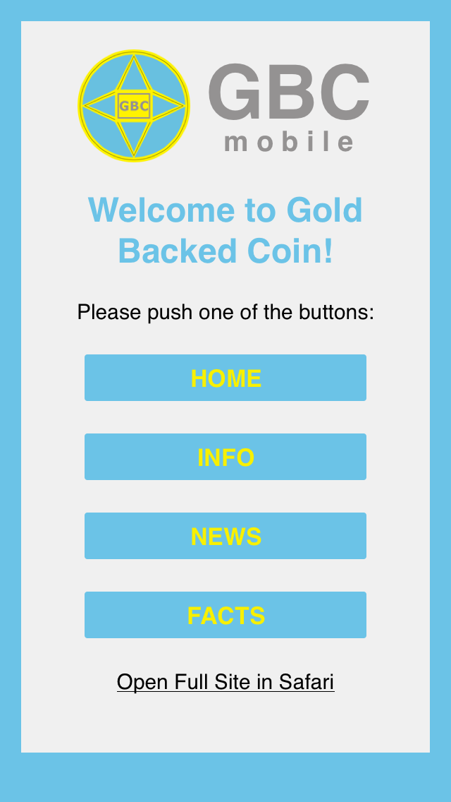 How to cancel & delete GBC – Gold Backed Coin from iphone & ipad 1