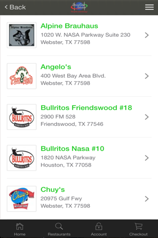 Space City Takeout Restaurant Delivery Service screenshot 2