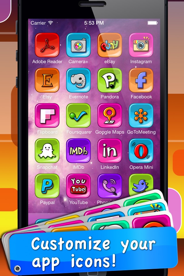 App Icon Skins - Shortcut for your app on home screen screenshot 3