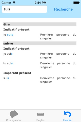 Le Conjugueur screenshot 4