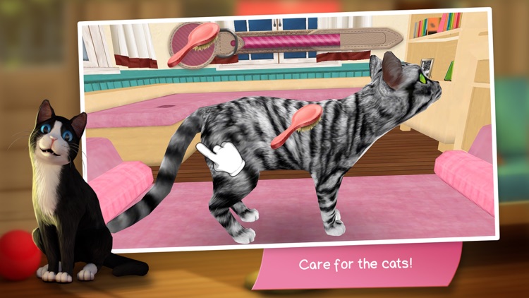 CatHotel - Care for cute cats screenshot-2