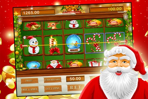 A Holiday Slots Fun Christmas Casino : Play Free For-ever With Daily Slot Machine Bonus screenshot 4
