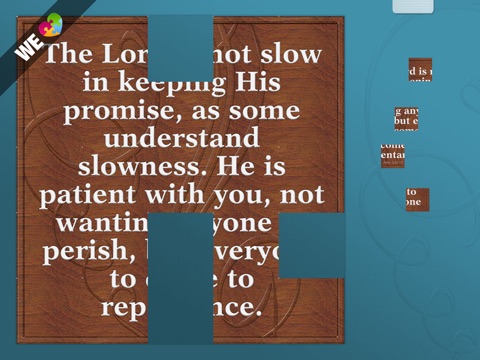 Bible Verses Puzzle Set (by WE LOVE PUZZLES) Free screenshot 3