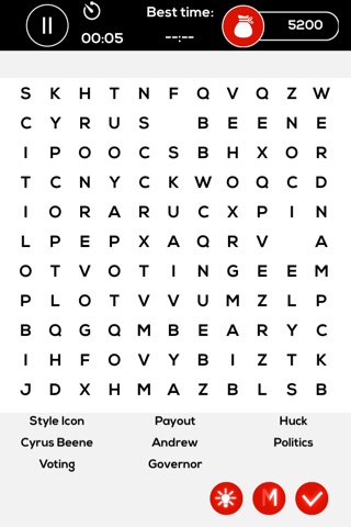 Scandal Fans Word Search screenshot 4