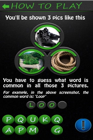 Pics N' Word - Search one best text phrase in three scrambled tile picture screenshot 2