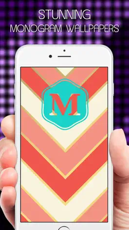 Game screenshot Retina Monogram Wallpapers & Polka Dots Backgrounds HD - Chevron & Vintage Images mod apk