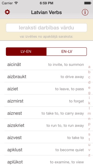 Latvian Verbs(圖1)-速報App