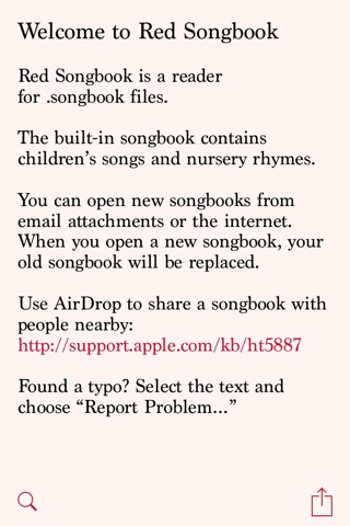 Red Songbook screenshot 2