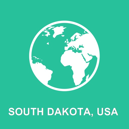 South Dakota, USA Offline Map : For Travel