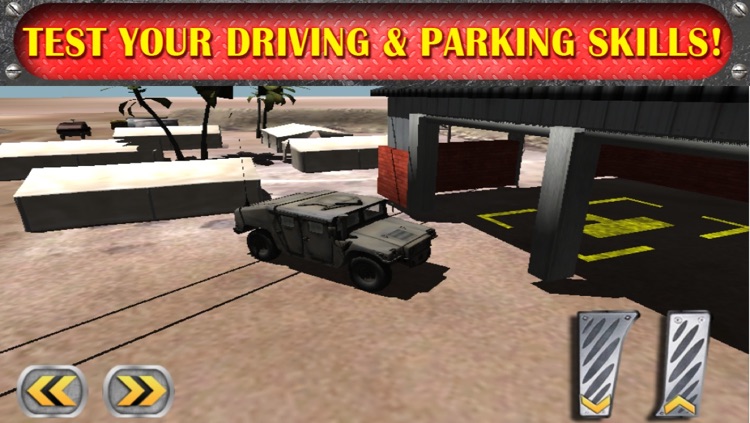 Army Humvee 3D Parking Simulator - Driving Simulation Games Edition