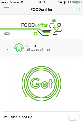 FOODsniffer App screenshot 2