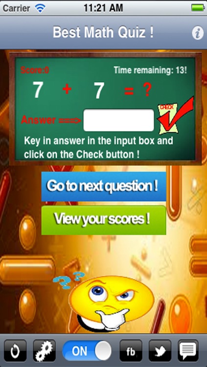 Best Math Quiz - Super Addictive FREE Math Game (Addition)