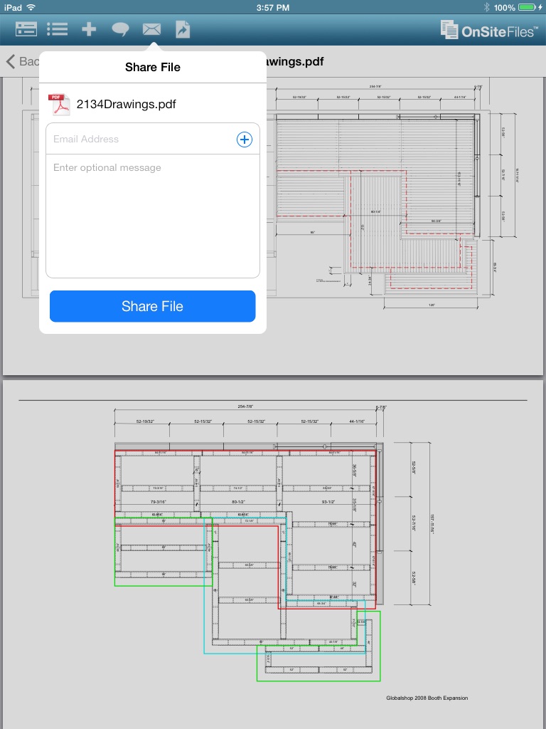 OnSite Files for iPad screenshot 2