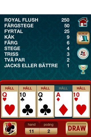 Video Poker Champion - Jacks Or Better screenshot 2