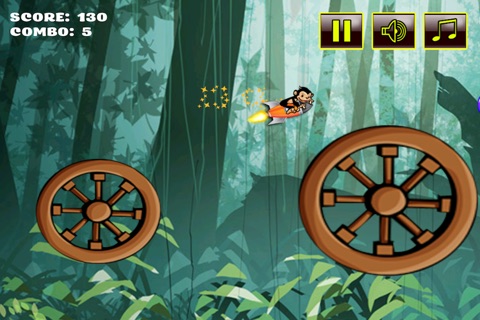 Tiny Ape Jungle Adventure - Balloons Catcher Mania - Free screenshot 4