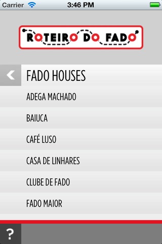 Roteiro Fado screenshot 3