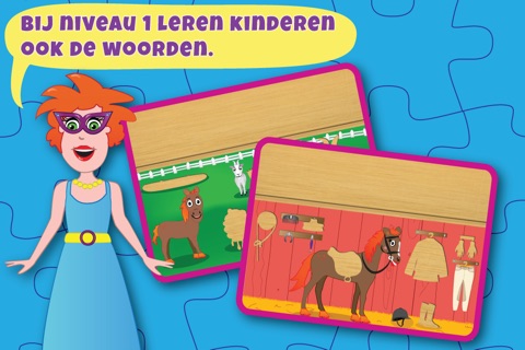 Juf Jannie - gratis basis puzzel voor kinderen screenshot 3
