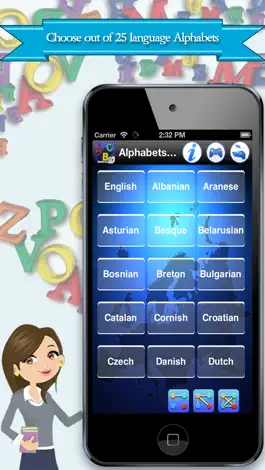 Game screenshot LingoDiction - Alphabet Flashcard Games & Phonics (English, German, Dutch & more)  Europe Vol.1 mod apk