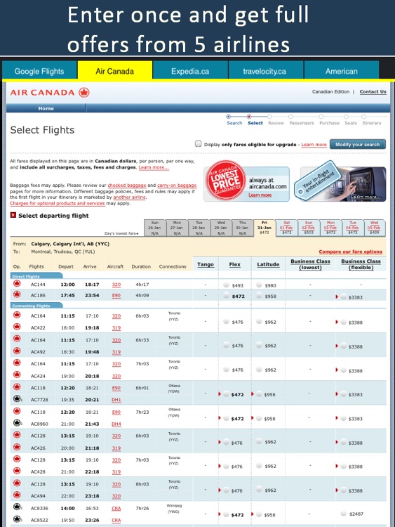 Edmonton Airport+Flight Tracker HD screenshot-4