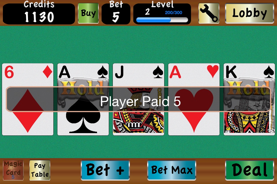 TouchPlay Video Poker Casino screenshot 3