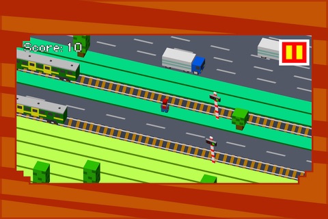 Retro Road Crossing screenshot 2