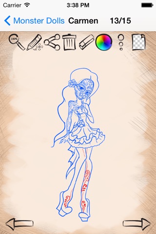 Learn To Draw For Monster Dolls screenshot 3