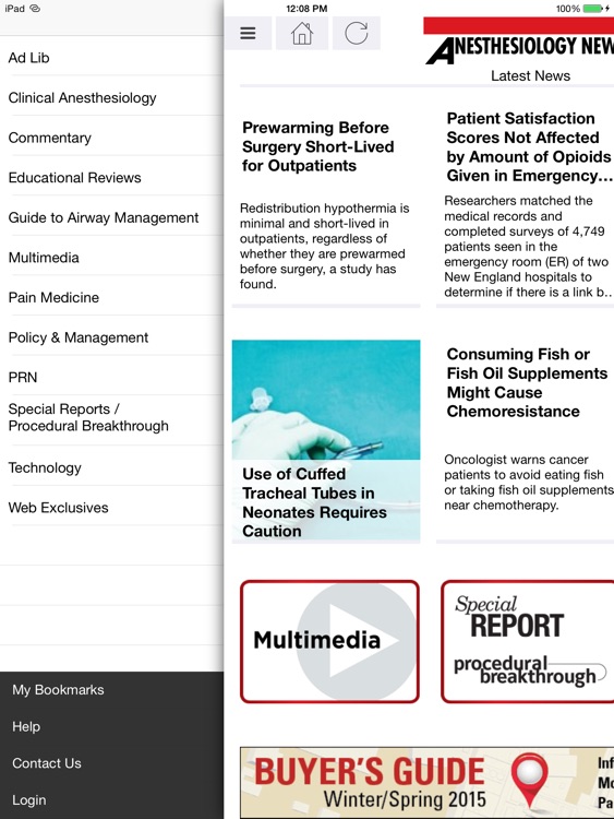 Anesthesiology News
