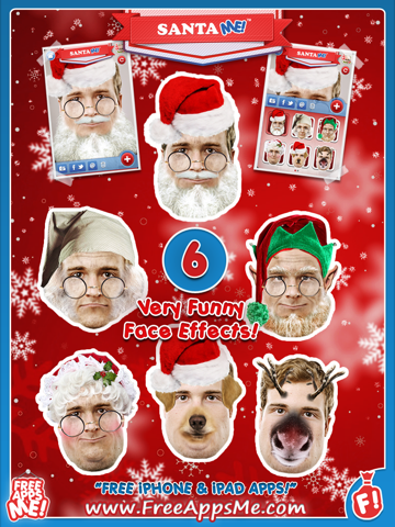 Santa ME! HD FREE - Easy to Christmas Yourself with Elf, Ruldolph, Scrooge, St Nick, Mrs. Claus Face Effects! screenshot 3
